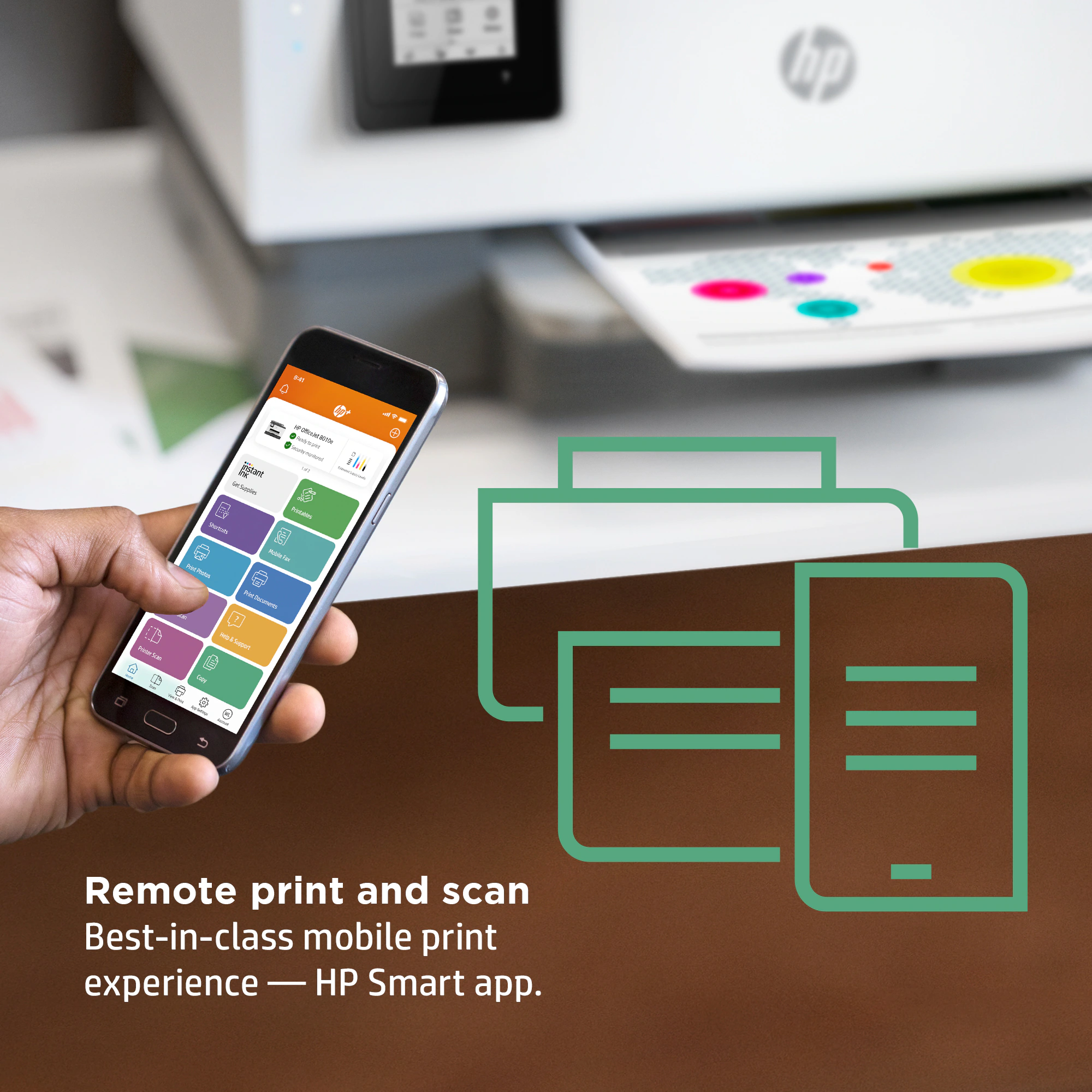 HP OfficeJet 8015e All-in-One Printer view 5